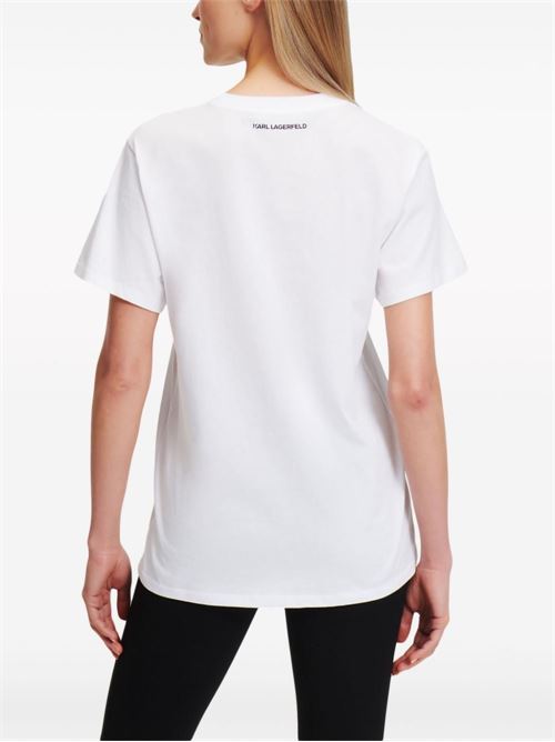 T-shirt donna maniche corte Karl Lagerfeld | 245W1712100